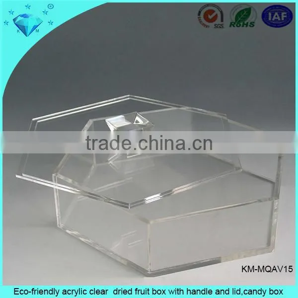 Wholesale Clear Acrylic Chocolate Box Case With a Lid and Dividers to Keep Candy photo-5