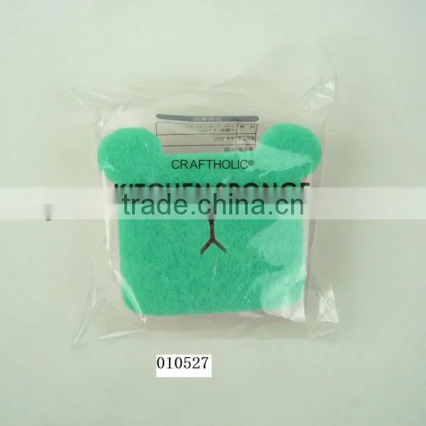 Kitchen Sponge With Scouring Pad