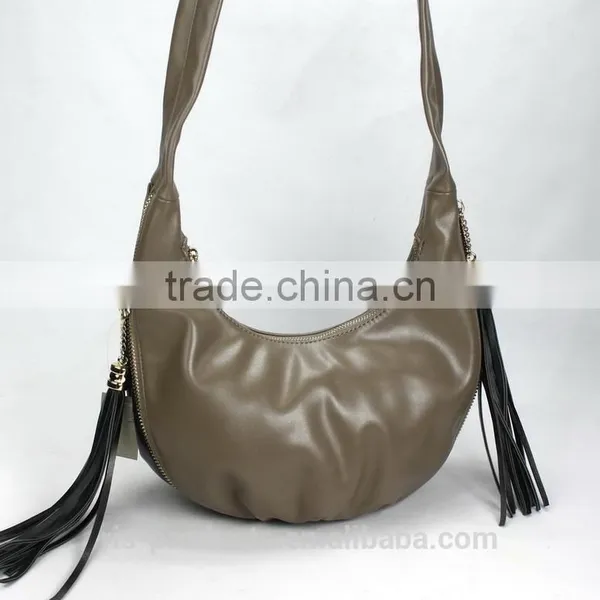 High Fashion Customzied Tassel Ornament Women Hobo Bag