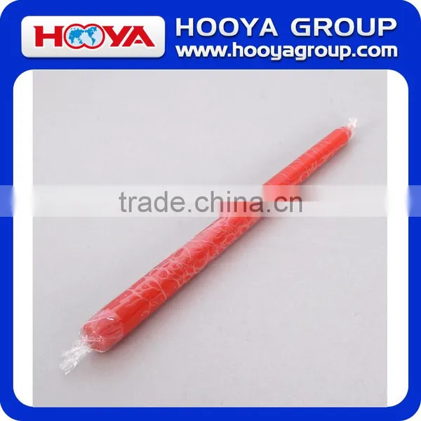10 Inch 50g White/red Cone Candle Stick photo-4