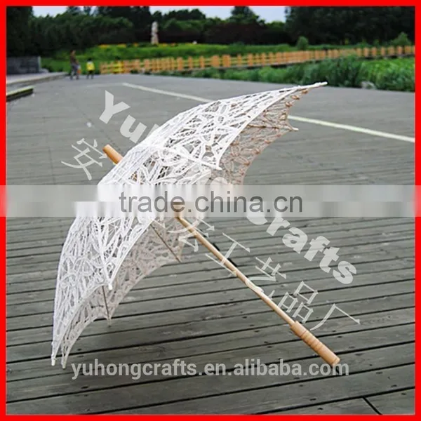 100% Cotton Made Lace Parasol for Promotion photo-3