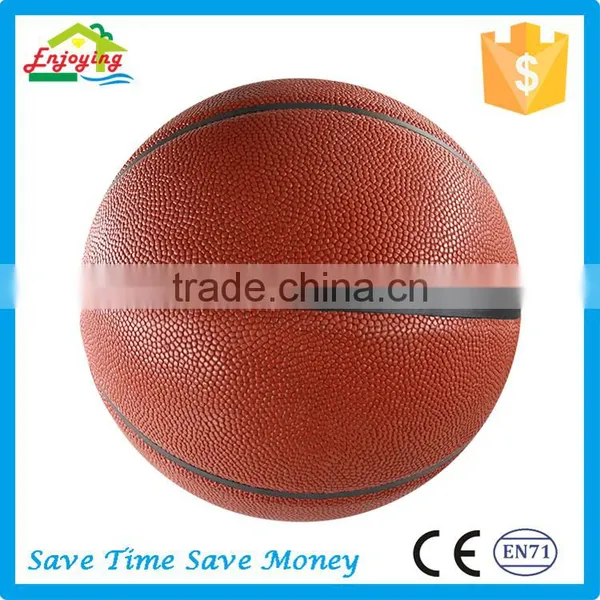 Durability Classical Regular Size 7 6 5 PVC Leather Drill Basketball photo-5