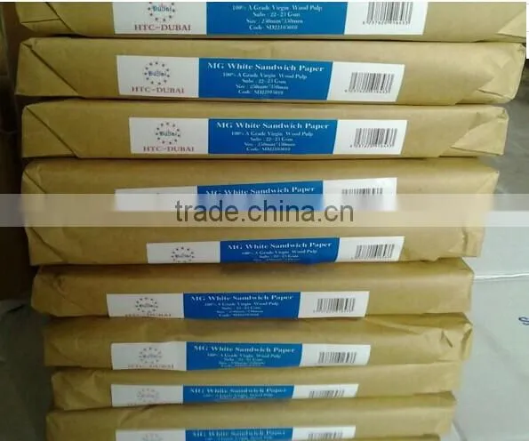 White sulphite paper