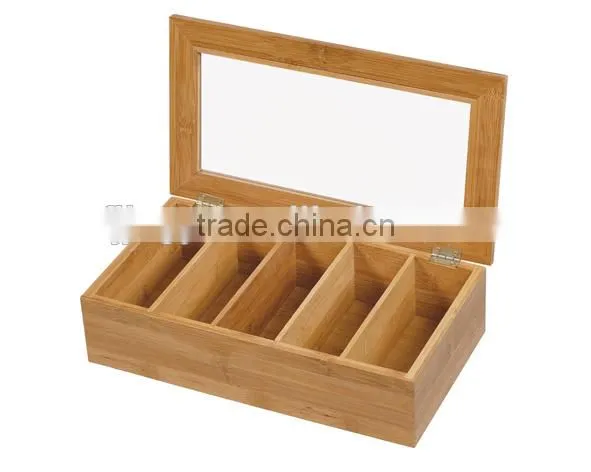 Bamboo Storage Box of Tea photo-2