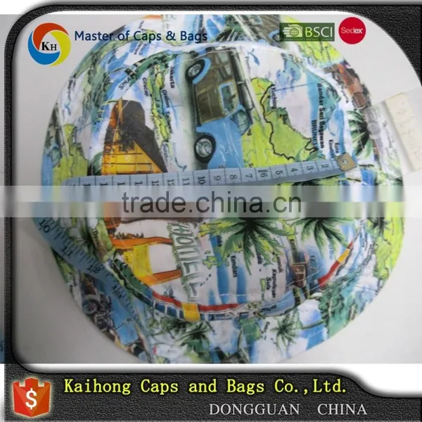 Fashion Bucket Hat With Heat Transfer Printed and String photo-6