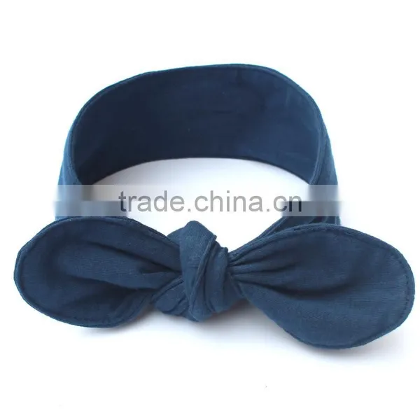 Girl Rabbit Headband Newborn Kids Cotton Elastic Hair Band Baby Top Headband photo-6