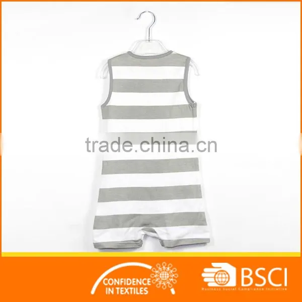 Stripes Print Toddler Cotton Baby Bodysuit photo-2