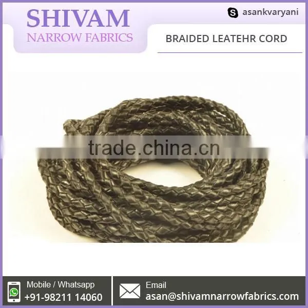 Modern Design Luxurious Leather Braided Cord at Competitive Price photo-2