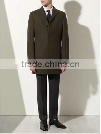 2014 Winter Season Latest Style Formal Occasion Slim Fit Mens Cashmere Men Coat photo-5