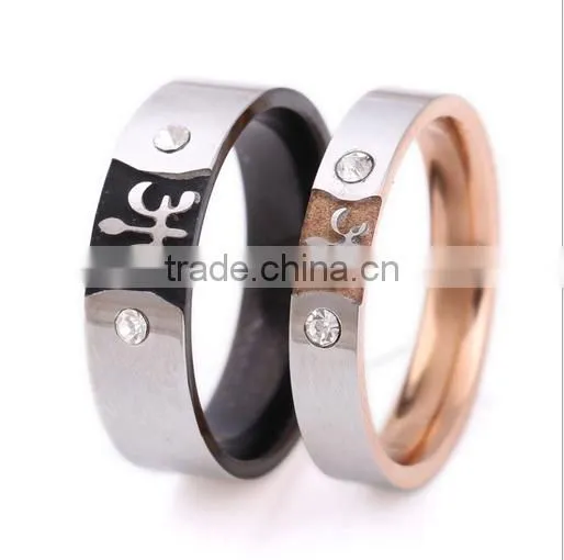 Custom Hollow Clover Design Women Rings Fashion Style Lady Lucky Clover Single Rings for Sales photo-6