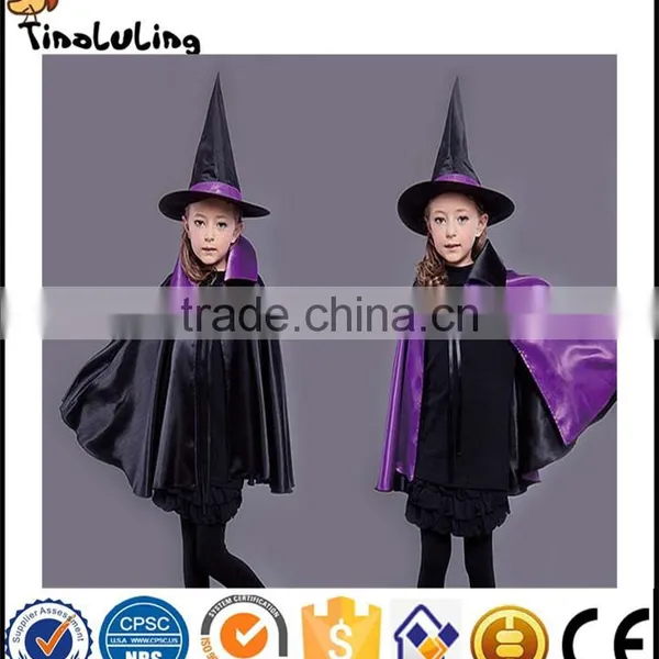Children Witch Cloak Cosplay Halloween Cloak Children's Day Halloween Performance Cloak photo-5