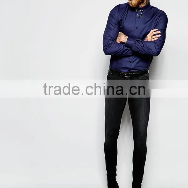 Custom Mens Silk Dress Shirt photo-4