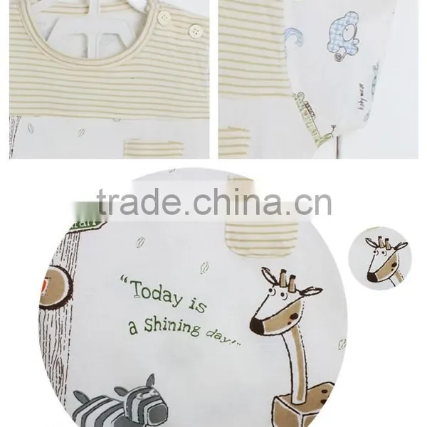 100% Cotton Summer Custom Cartoon Printing Newborn Baby T-shirt Clothes photo-5