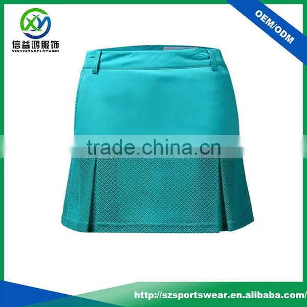 Latest Design Polyester Spandex Blend Fabric High Quality Good Stretch Ladies Skirt photo-2