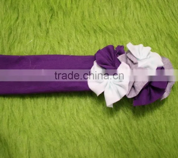 2017Lovely Style Persnickety Girls Hair Accessories Floral Headband Hair Floral Baby Elastic Girls Many Colors Choice Headbands photo-6