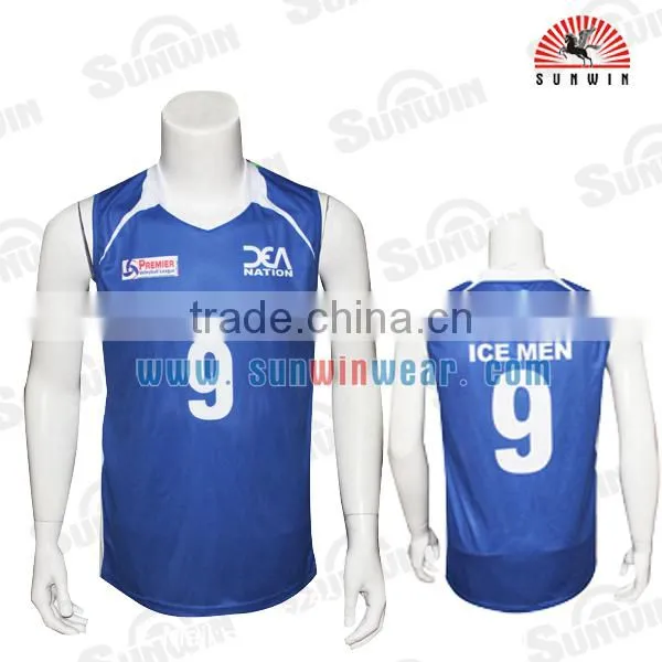 Mens Sublimation Design Your Own Volleyball Jersey photo-6