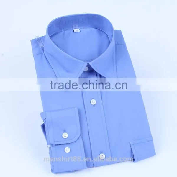 Plain Blue Customs Uniform Shirts photo-4