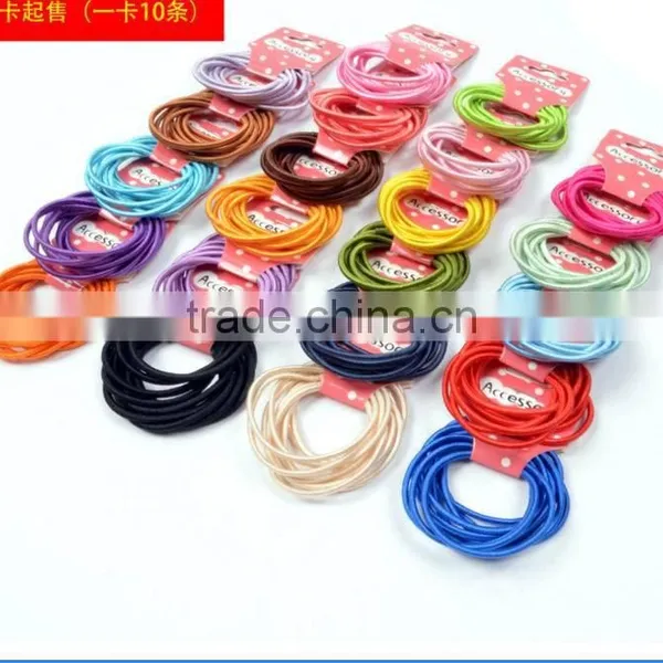 Color Hair Tie Without Metal photo-6