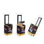 Personality Black Paper Cardboard Trolley Boxes , Advertising Trolley
