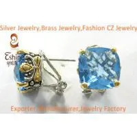 Sterling Silver Jewelry Designer Inspired Earring
