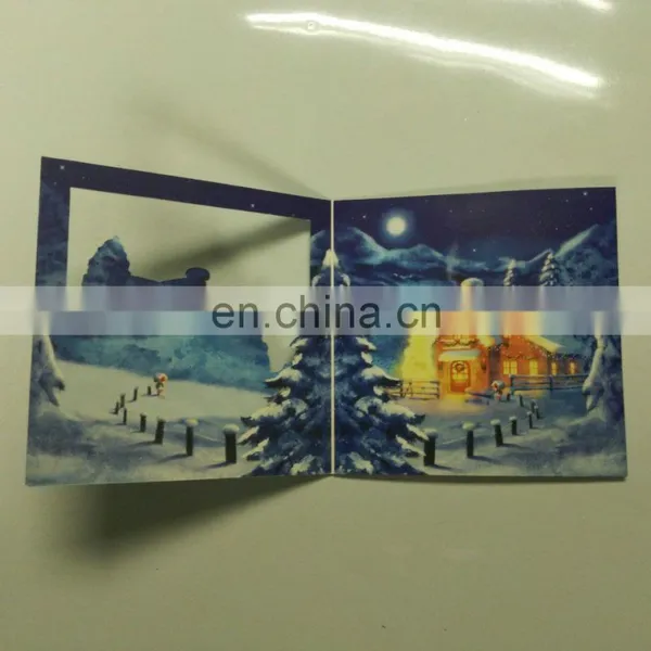 Factory Wholesale Handmade Decorate Supplies Customized Printing Greeting Card With Led Light photo-5