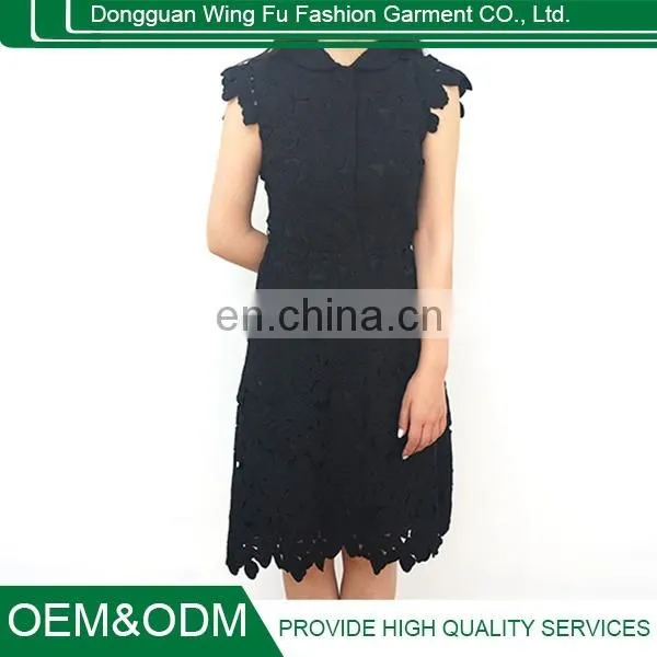 Slim Fit Dresses Black Lace Dress Patterns photo-3