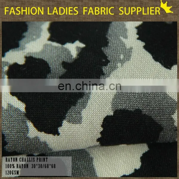2015 NEW FASHION BEAUTY CHALLIS PRINT RAYON FABRIC photo-2