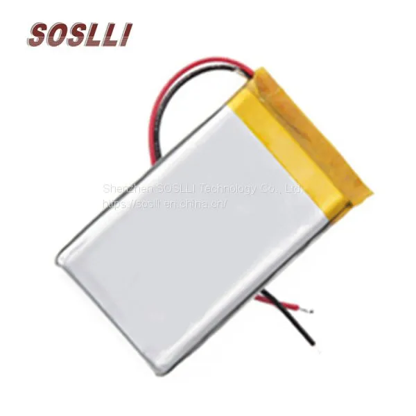Ultrathin Rechargeable 3.7v 80mAh 351525 Lipo Battery for Wearable Device photo-3