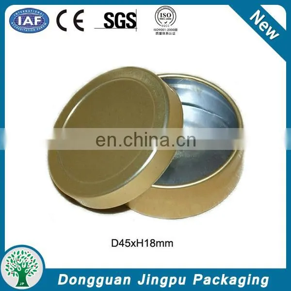 Fancy Small Round Metal Lipstick Lip Balm Tin Box photo-6