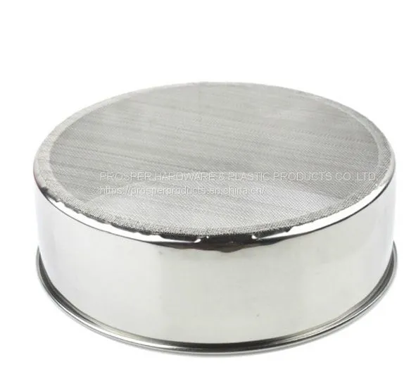 Round Stainless Steel Flour Sieves for Kitchen photo-2