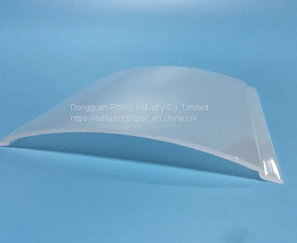 LED Lamp Shade,Custom Plastic Extrusion Led Cover,Plastic Extrusion LED Lamp Shade photo-2