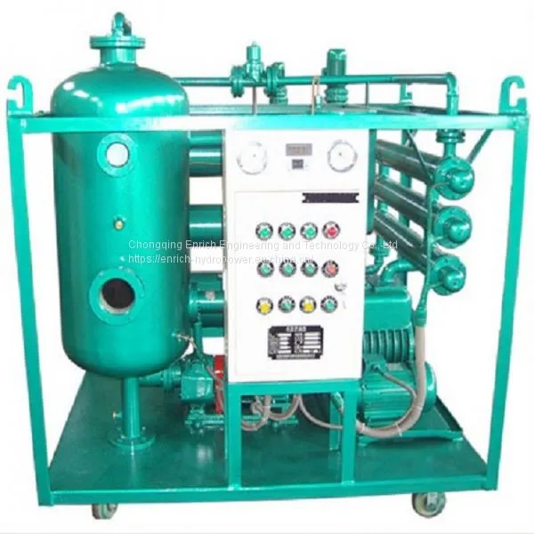 Zjb Zy Portable Precision Fully Automatic Electrical Single Stage Insulating Oil Transformer Oil De-Acidification Device Vacuum Electrostatic Oil Purifier Filtration Cleaning Purification Regeneration Recondition Plant Degas Dewater Remove The Impurities photo-2