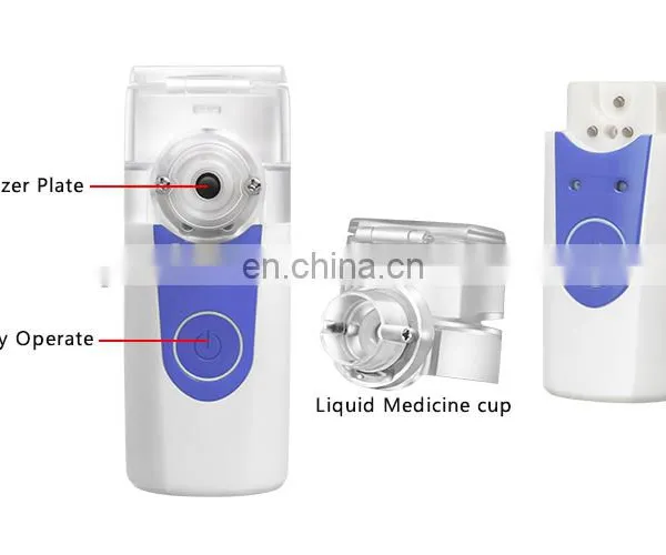 Factory Price Portable Rechargeable Children Or Adults Mesh Compressor Nebulizer Machine With CE photo-5