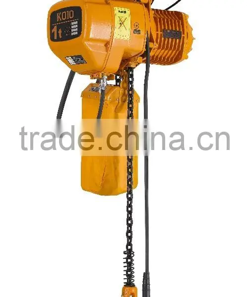 1ton Electric Hoist Chain Hoist Used Electric Chain Hoist With Trolley