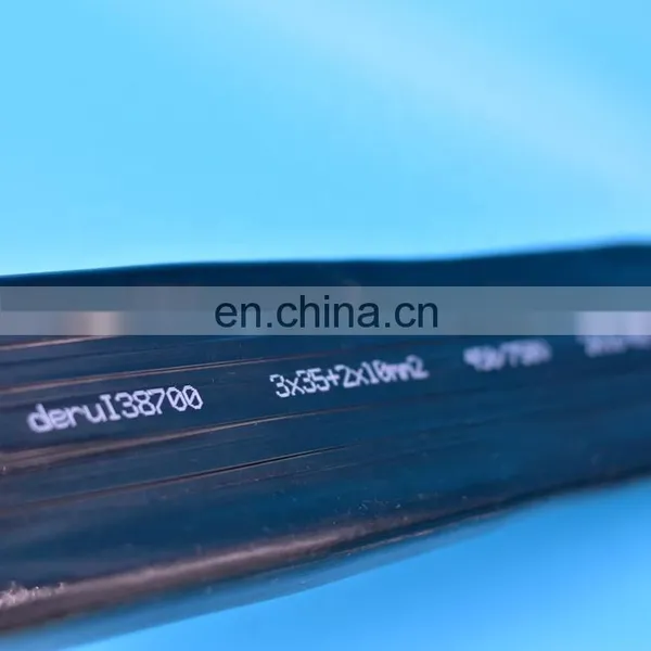 3*35mm2+2*10mm2 Flat Reel Cable NGFLGOU NGFLGOEU Cable Low-voltage Flat Control Cable photo-4
