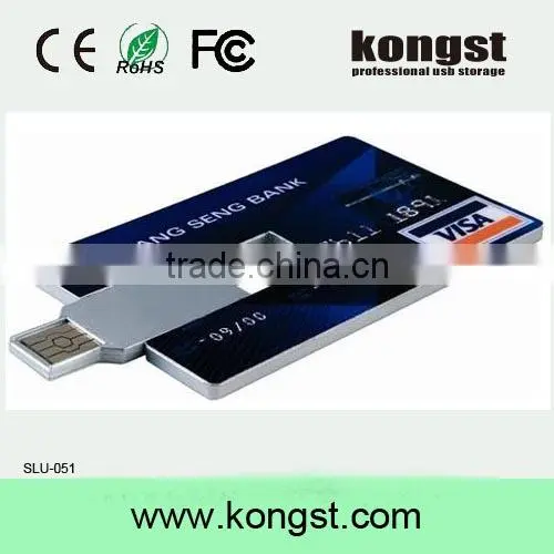 2016 Fashional Kongst Card Usb Flash Memory With Custom Logo Business Card Usb Memory Card photo-6
