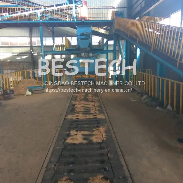 Vertical Flaskless Green Sand Casting Molding Machine