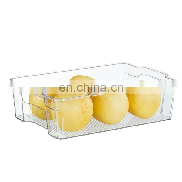 Airtight Fridge Organizers Set With Lid and Storage Clear Box Bins Bpa Free Food Storage Container Set Food Plastic Container photo-3