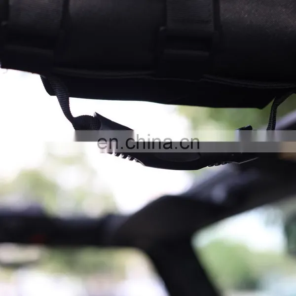 2019 Best Selling Black Grab Handles With Storage Bag For Jeep Wrangler CJ TJ JK JL photo-3