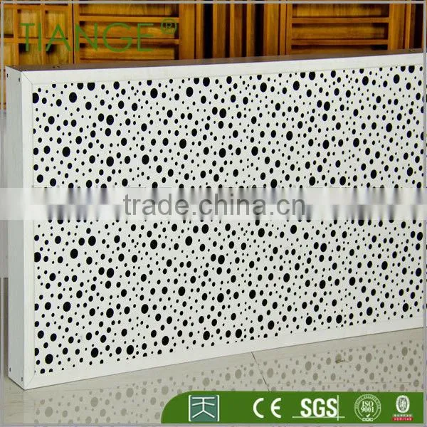 Leather Indoor Suspended Aluminum Ceiling Tiles