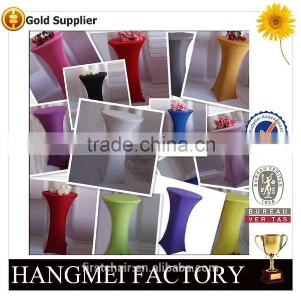 Wholesale Black Spandex Cocktail Table Cover /table Cloth for Round Bottom of Cocktail Table photo-6
