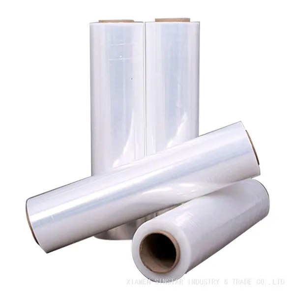 Factory Price Machine Hand Pallet Wrap Transparent Plastic Wrapping Strech Film Roll Stretch Film for Industry Business