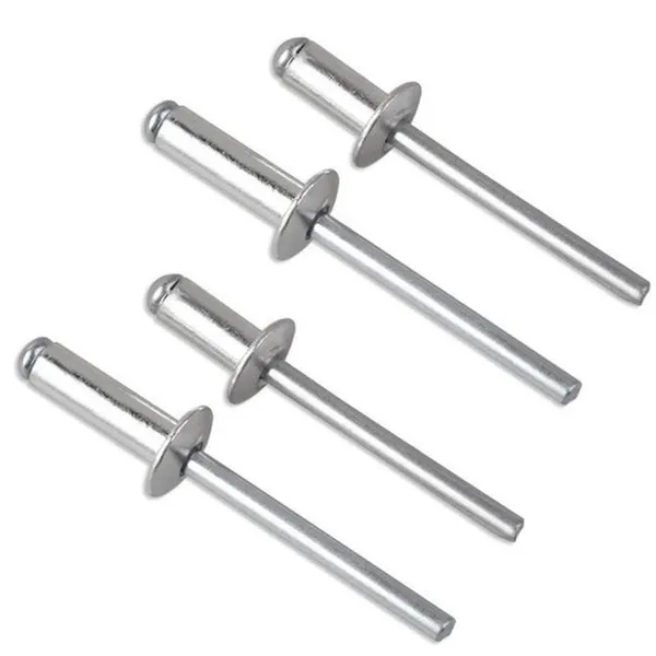 304 stainless steel pressure riveting hollow rivet pull rivet screw 304 stainless steel open hollow rivet flat head