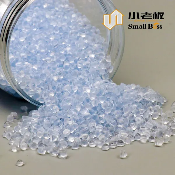 Transparent Rigid PVC Compound Granules for Blowing Candle Holder Bottle Mould photo-3