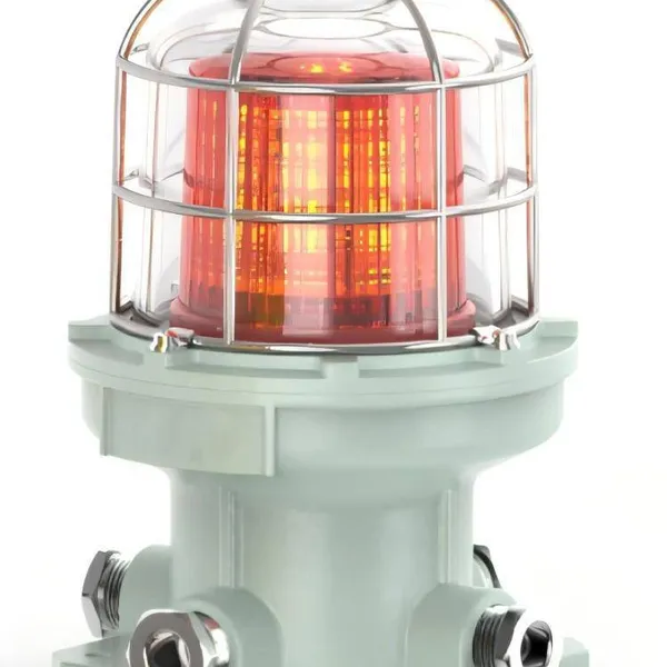 Solar Explosion-proof Aviation Obstacle Warning Flashing Light, Medium-intensity Gps, High-altitude Warning Horn for Blast Furnace Gas photo-2