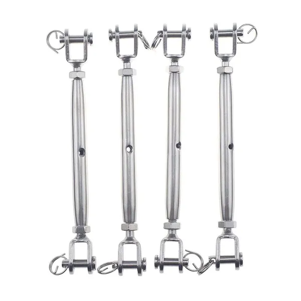Rigging Heavy Duty Wire Rope Fitting Stainless Steel 304 316 Turnbuckles Closed Body Jaw Jaw Turnbuckle