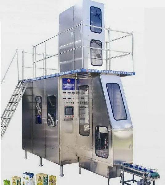 GENYOND UHT Milk Processing Line With Aseptic Pack Carton Box Packing Machine