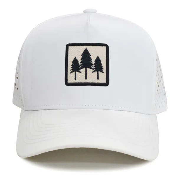 Caps Manufacturer Customized Premium Laser Perforated Sports Hats Waterproof & Quick-drying Camping Hat photo-5