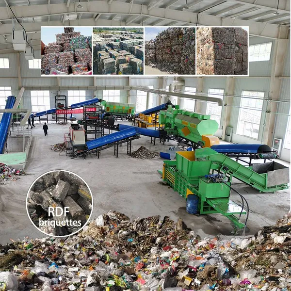 Mini Domestic Solid Waste Disposal System Garbage Sorter Municipal Solid Waste Sorting Machine EPC