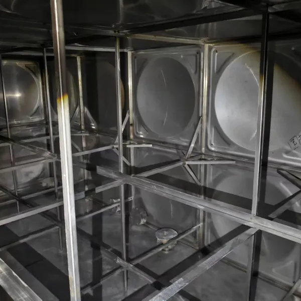 New Design Porcelain Enamel Steel Sectional Water Tank for Bathroom Hot Water Supply